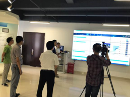 江阴电视台新闻报道＂安科瑞电气消防安全云平台＂为企业安全用电保驾护航
