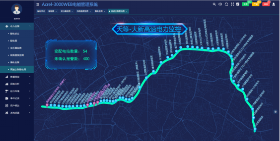 AcrelEMS-HIM高速公路综合能效系统在广西大凭高速公路大新经龙州至凭祥段项目的应用